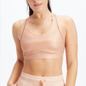 Fabletics Belle Iridescent Adjustable High Impact Sports Bra Size L/XL